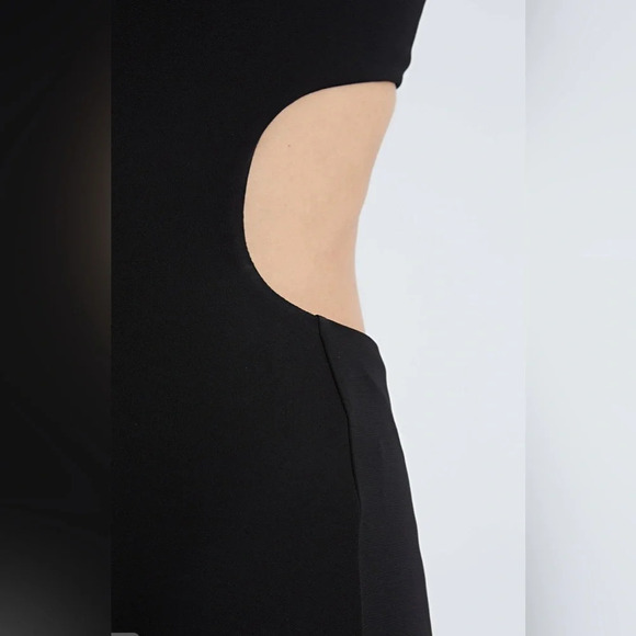 Halston ALEXIS JERSEY CUT OUT JUMPSUIT - Picture 5 of 10